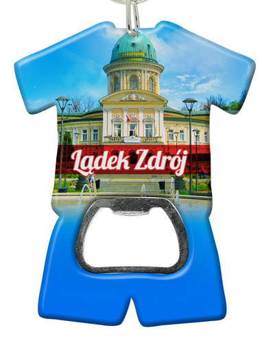 Brelok otwieracz plastikowy trykot Lądek-Zdrój