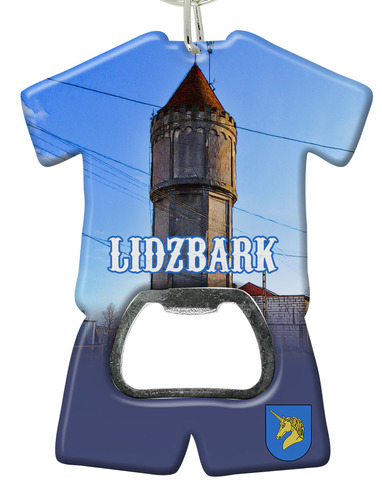 Brelok otwieracz plastikowy trykot Lidzbark