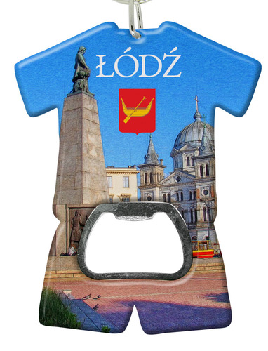 Brelok otwieracz plastikowy trykot Łódź