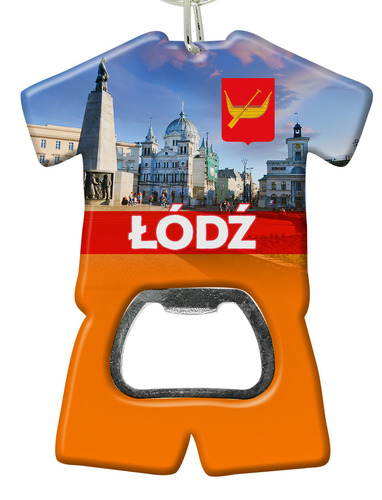 Brelok otwieracz plastikowy trykot Łódź