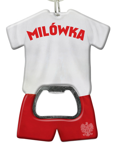Brelok otwieracz plastikowy trykot Milówka