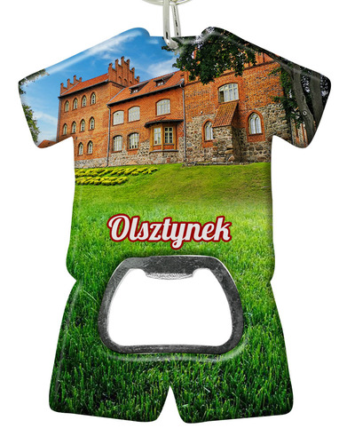 Brelok otwieracz plastikowy trykot Olsztynek