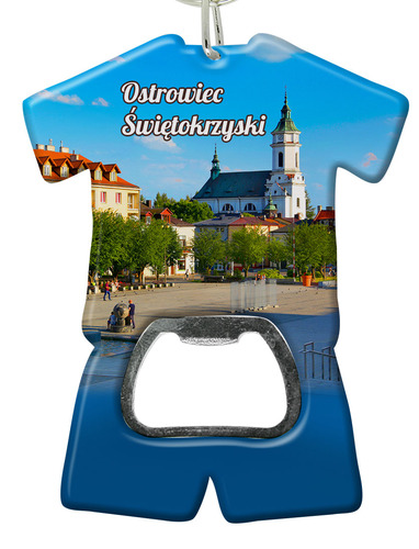 Brelok otwieracz plastikowy trykot Ostrowiec Świętokrzyski