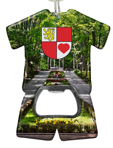 Brelok otwieracz plastikowy trykot Polanica-Zdrój