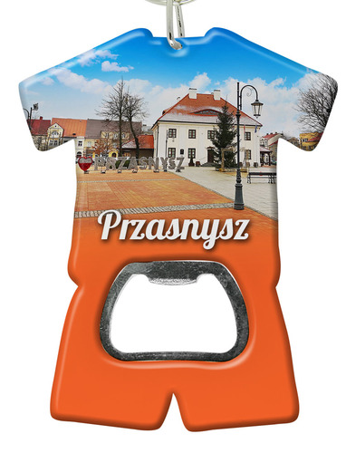 Brelok otwieracz plastikowy trykot Przasnysz