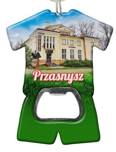 Brelok otwieracz plastikowy trykot Przasnysz