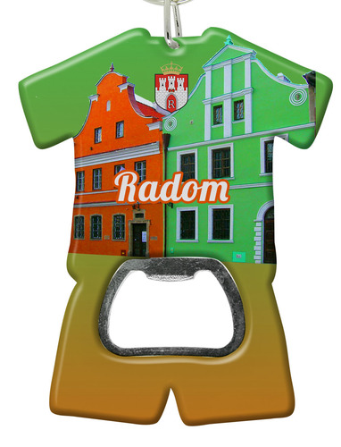 Brelok otwieracz plastikowy trykot Radom