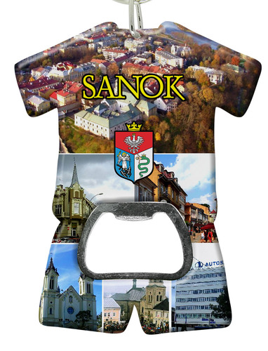 Brelok otwieracz plastikowy trykot Sanok