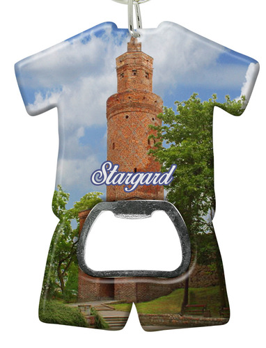 Brelok otwieracz plastikowy trykot Stargard