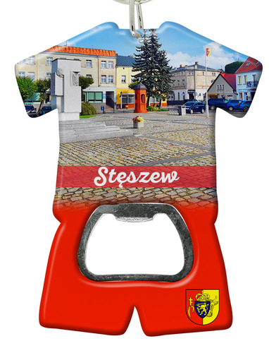 Brelok otwieracz plastikowy trykot Stęszew