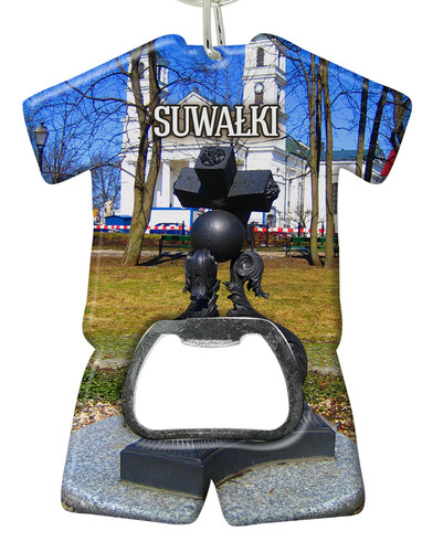 Brelok otwieracz plastikowy trykot Suwałki