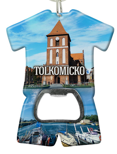 Brelok otwieracz plastikowy trykot Tolkmicko