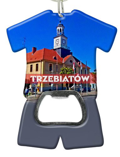 Brelok otwieracz plastikowy trykot Trzebiatów