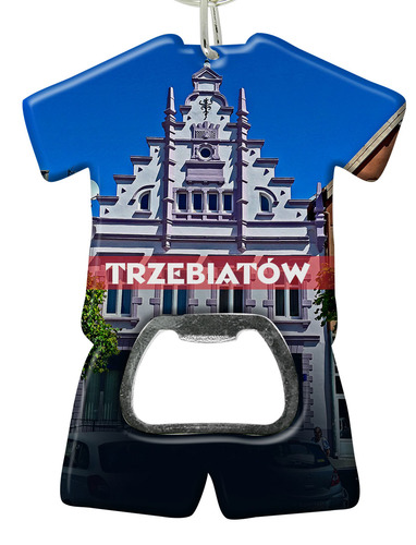 Brelok otwieracz plastikowy trykot Trzebiatów