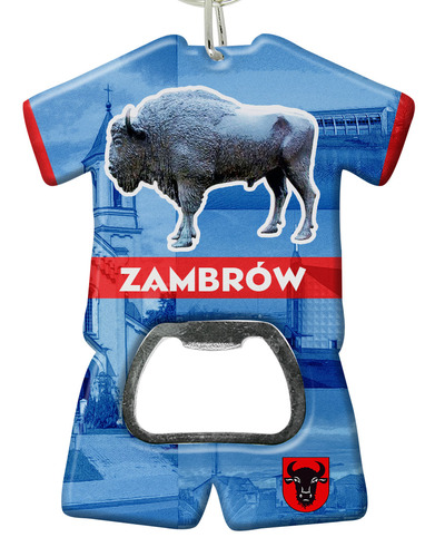 Brelok otwieracz plastikowy trykot Zambrów
