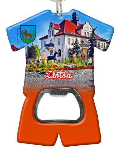 Brelok otwieracz plastikowy trykot Złotów