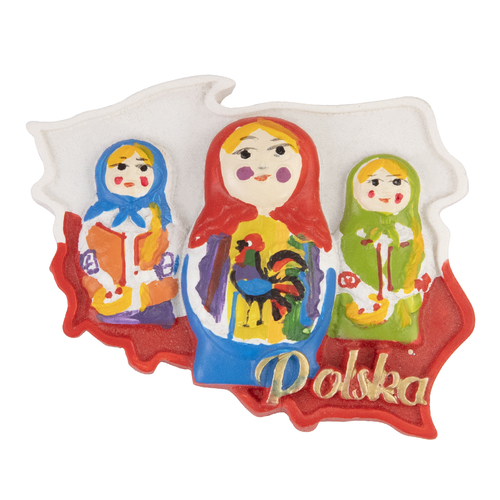 Magnes kontur Polska Matrioszki