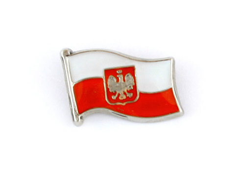 Flaga Polski banderka – przypinka