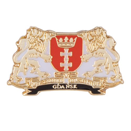 Herb Gdańsk - przypinka