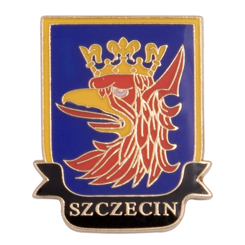 Herb Szczecin – przypinka