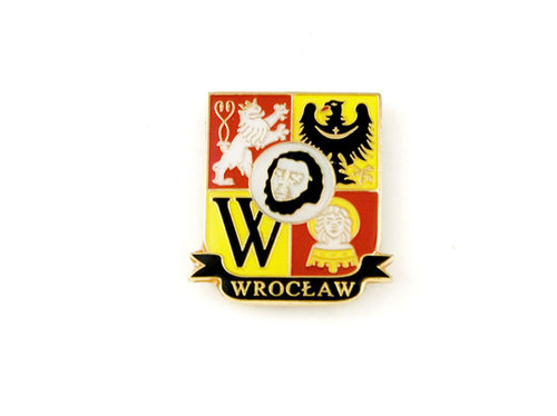 Herb Wrocław – przypinka