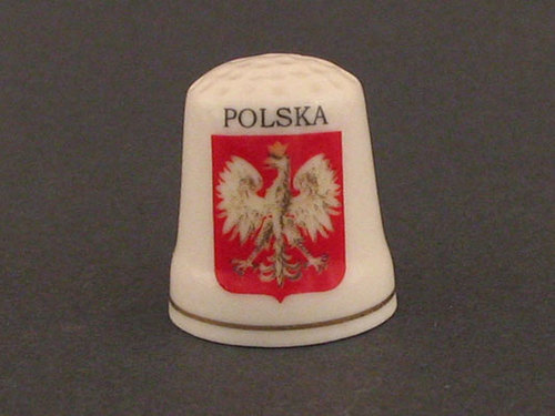 Naparstek ceramiczny – Polska (Orzeł)