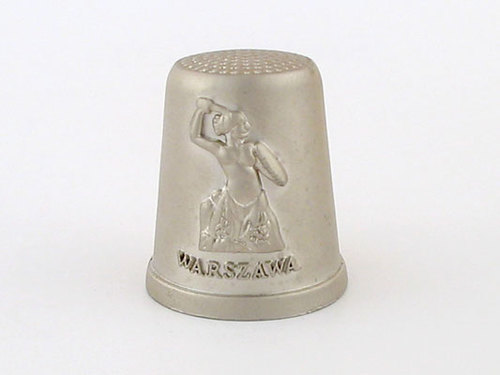 Naparstek metalowy – Warszawa (syrenka)