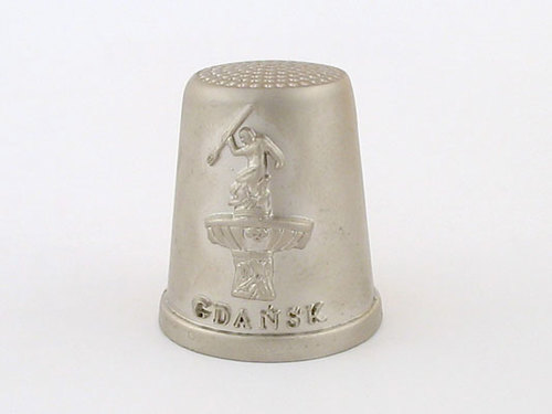 Naparstek metalowy – Gdańsk (neptun)