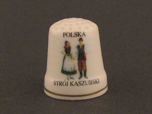 Naparstek ceramiczny – Strój Kaszubski