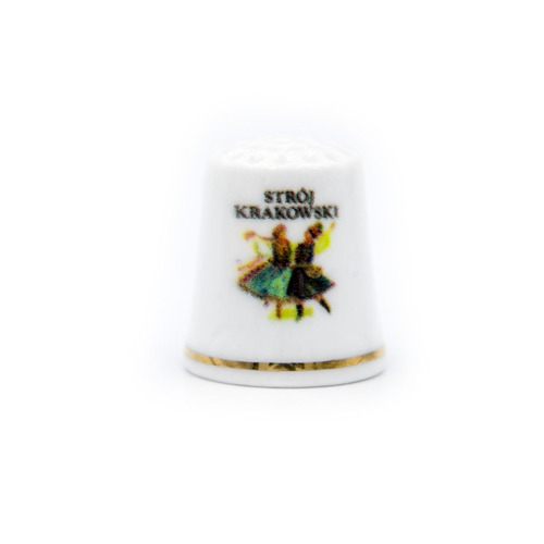 Naparstek ceramiczny – Strój Krakowski