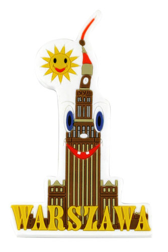 Magnes gumowy – wesoły Pałac Kultury Warszawa