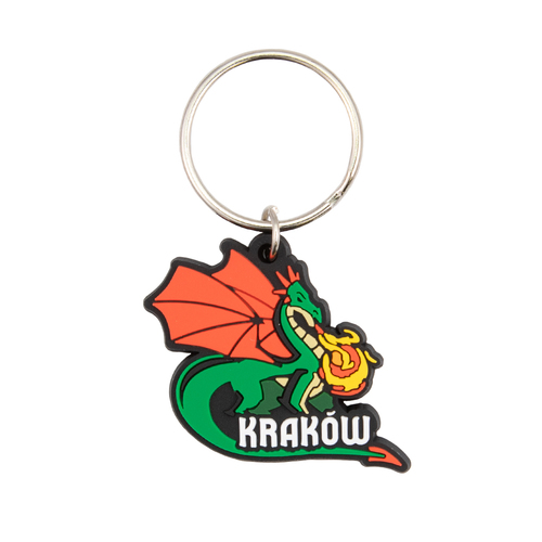 Brelok gumowy Kraków Smok