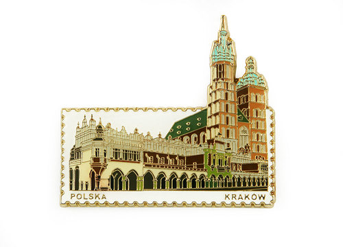 Magnes znaczek Kraków, sukiennice