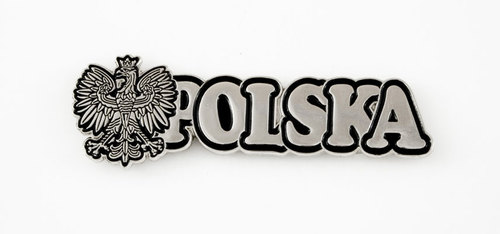 Magnes napis "POLSKA"