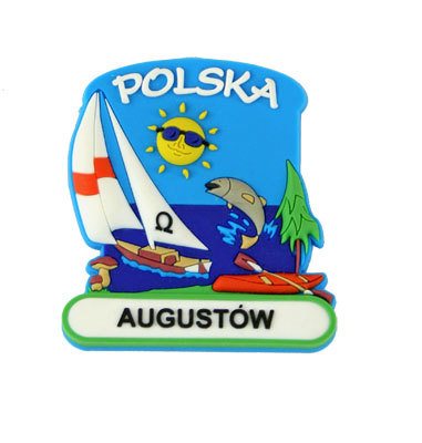 Magnes gumowy Jeziora - Nadruk Personalizowany