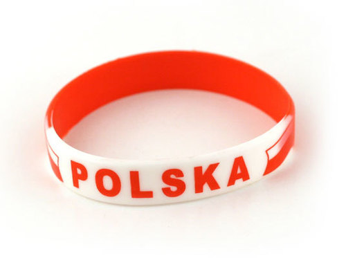 Bransoletka silikonowa duża Polska