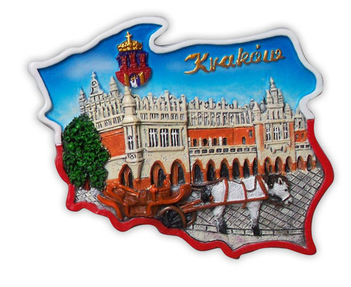 Magnes kontur Kraków Sukiennice