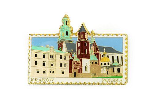 Magnes znaczek Kraków, Wawel