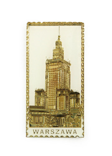 Magnes znaczek Warszawa, Pałac Kultury