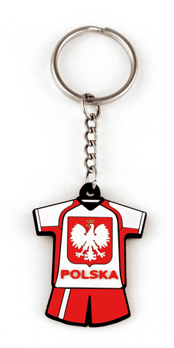 Brelok gumowy koszulka Polska
