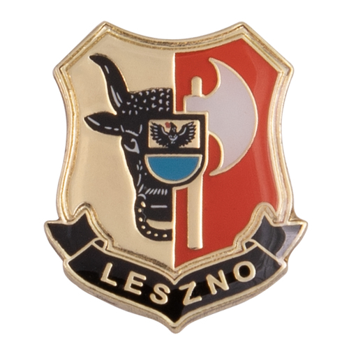 Przypinka - Herb Leszno