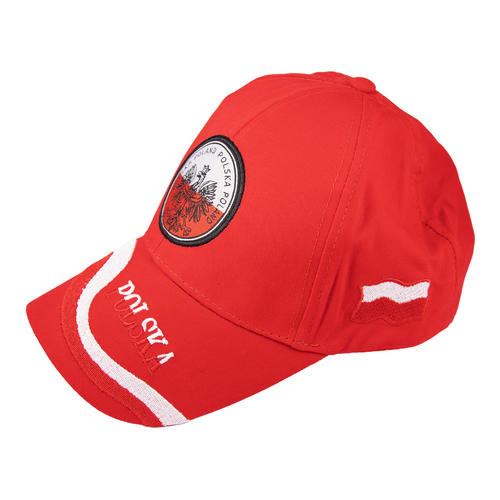 Czapka z daszkiem Polska czerwona