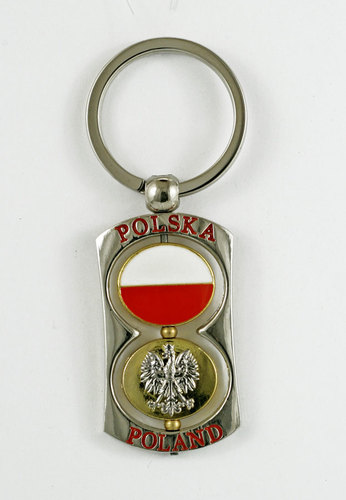 Brelok obrotowy z dwoma kółkami Polska