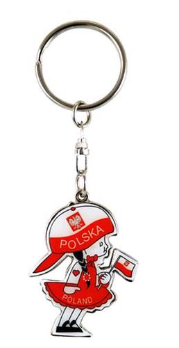 Brelok Polska dziewczynka w czapce