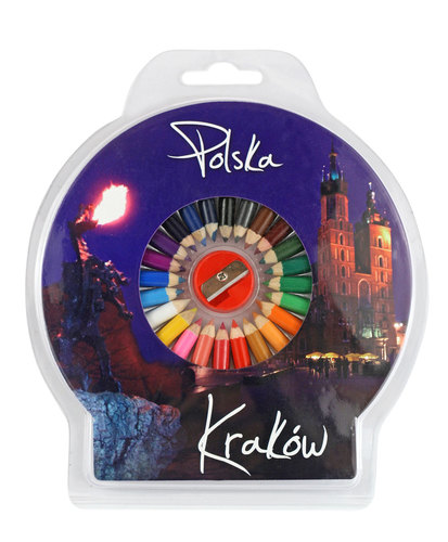 Kredki okrągłe foto Kraków
