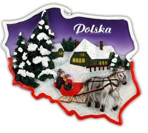 Magnes kontur Polska (zima)
