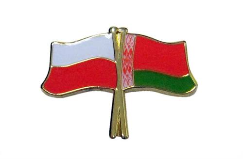 Przypinka - flagi: Polska i Białoruś