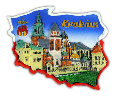Magnes kontur Kraków wawel katedra