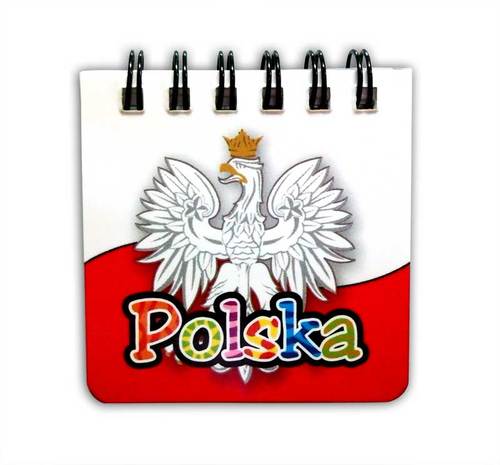 Notatnik na magnesie Polska