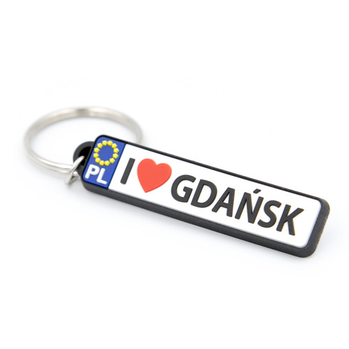Brelok tablica rejestracyjna Gdańsk